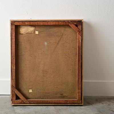 Belgian Vintage Portrait Painting by Delescluze