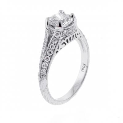 Bell Epoch Style Diamond Engagement Ring