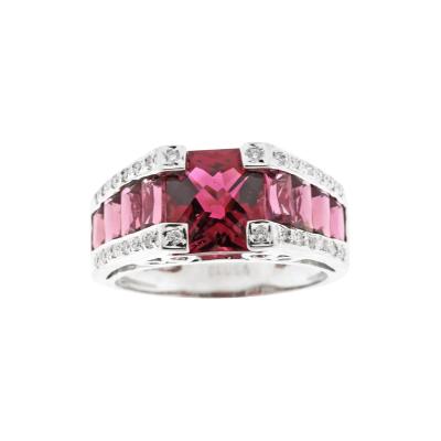 Bellarri bellarri BELLARRI BIUSA PINK TOURMALINE AND DIAMOND RING