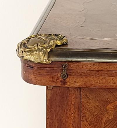 Belle poque French Inlaid Game Table circa 1900