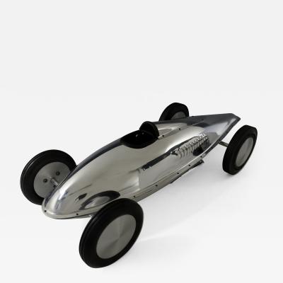 Belly Tank Bonneville Salt Flats Race Car Sculpture