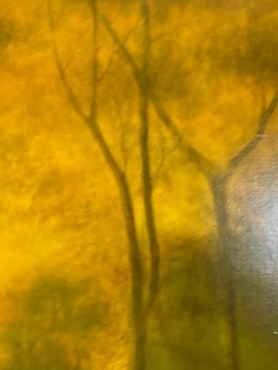 Ben Austrian MY GOLDEN GLOW LANDSCAPE PAINTING BY BEN AUSTRIAN IN SUMMER OF 1919