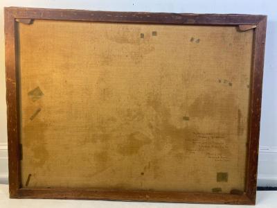 Ben Austrian MY GOLDEN GLOW LANDSCAPE PAINTING BY BEN AUSTRIAN IN SUMMER OF 1919