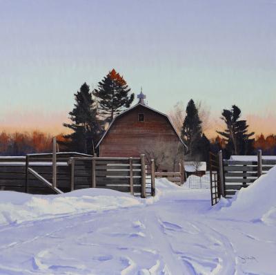 Ben Bauer Wysocki Barn at Last Light