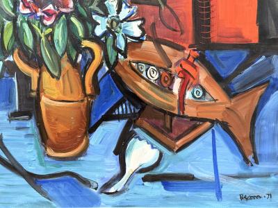 Ben Benn Still Life Wooden Fish 