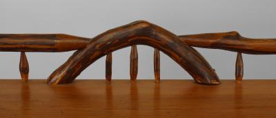 Ben Davis American Rustic Adirondack Serving Table