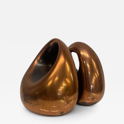 Ben Seibel 1950s Ben Seibel Modern ORB Bookends in Copper for Jenfred ware Raymor