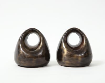 Ben Seibel Ben Seibel Antiqued Bronze Stirrup Bookends
