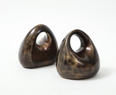 Ben Seibel Ben Seibel Antiqued Bronze Stirrup Bookends