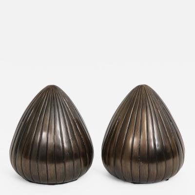 Ben Seibel Ben Seibel Gunmetal Bronze Orb Bookends