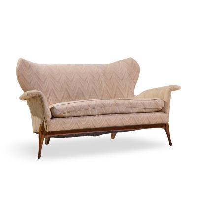Ben Seibel Ben Seibel Mid Century Walnut Gala Settee Sofa