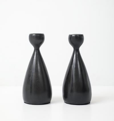 Ben Seibel Ben Seibel Modernist Bronze Candlesticks