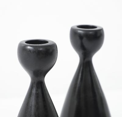 Ben Seibel Ben Seibel Modernist Bronze Candlesticks