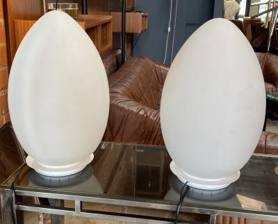 Ben Swildens Ben Swildens Uovo or Egg Table Lamps for Fontana Arte