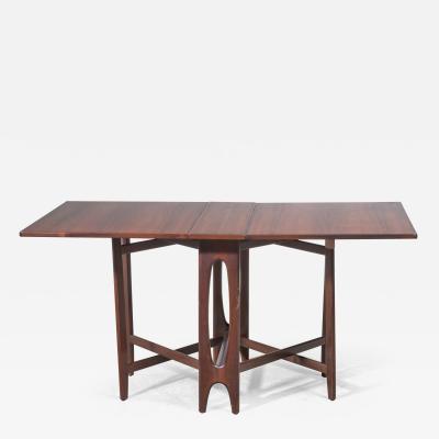 Bendt Winge Drop Leaf Gateleg Table by Bendt Winge 1950s