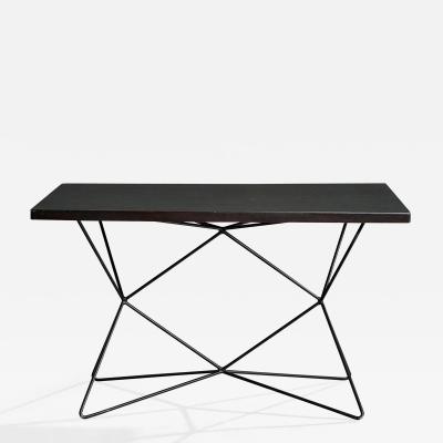 Bengt Johan Gullberg Console Table with Metal and Wood Sweden 1950s