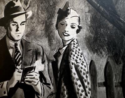 Benjamin Albert Stahl Classic Car Lincoln Nash Illustration Automobilia Timeless Aesthetic