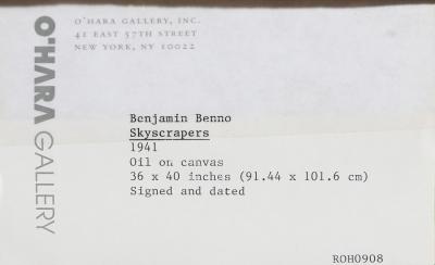 Benjamin Benno Skyscrapers
