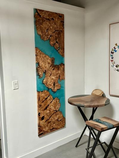 Benjamin McLaughlin Blooming Birch in Sea Foam