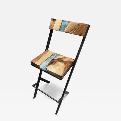 Benjamin McLaughlin Coastal Falls High Back Bar Stool