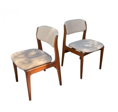 Benny Linden Teak Mid Century Danish Modern Dining Chairs Set of 8