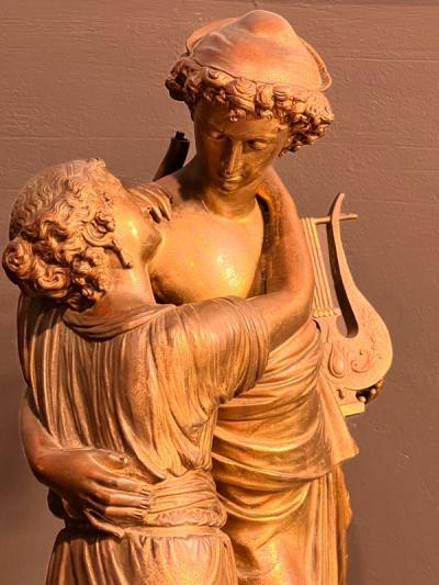 Benoit Bodendick 19TH CENTURY BRONZE OF CLASSICAL LOVERS BY BENOIT BODENDICK