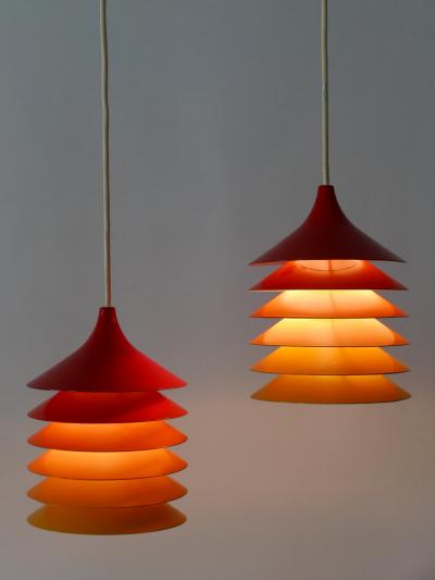 Bent Gantzel Boysen Set of Two Duett Pendant Lamps by Bent Gantzel Boysen f r Ikea Sweden 1980s