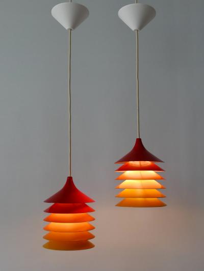 Bent Gantzel Boysen Set of Two Duett Pendant Lamps by Bent Gantzel Boysen f r Ikea Sweden 1980s