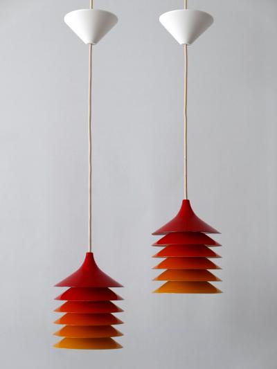 Bent Gantzel Boysen Set of Two Duett Pendant Lamps by Bent Gantzel Boysen f r Ikea Sweden 1980s
