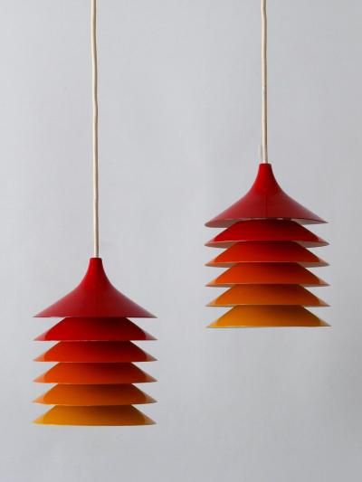 Bent Gantzel Boysen Set of Two Duett Pendant Lamps by Bent Gantzel Boysen f r Ikea Sweden 1980s