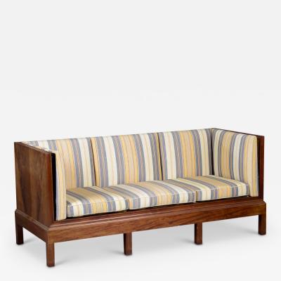 Bent Helweg M ller Art Deco Settee in Mohogany by Bent Helweg M ller