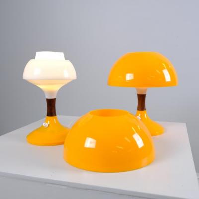Bent Karlby A Pair of Space Age Table Lamps by Bent Karlby for Ask Belysning Denmark 1970s