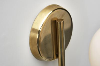 Bent Karlby Pair of Brass Wall Lamps by Bent Karlby Attr for Lyfa Denmark Mid 20th C