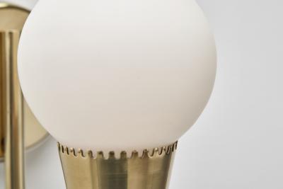 Bent Karlby Pair of Brass Wall Lamps by Bent Karlby Attr for Lyfa Denmark Mid 20th C