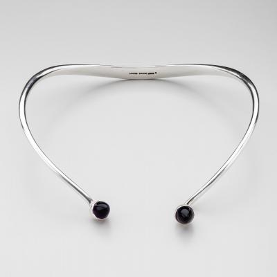 Bent Knudsen Danish Modern Necklace No 5 by BentK with Amethyst