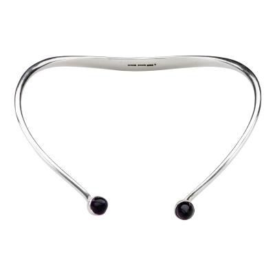 Bent Knudsen Danish Modern Necklace No 5 by BentK with Amethyst