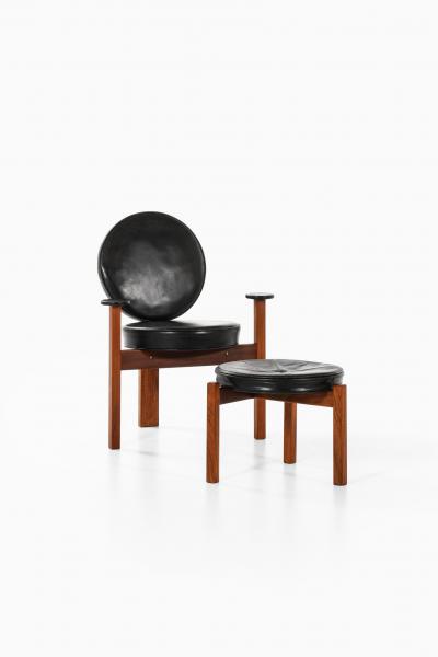 Bent M ller Jepsen Easy Chair with Stool Produced by Sitamo M bler