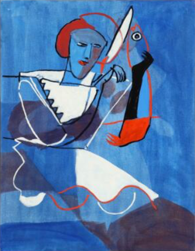 Bentemarie Kjeldb k 2002 composition with figure