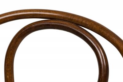 Bentwood Hairpin Scroll Caf Walnut Side Chairs