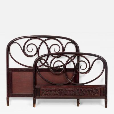Bentwood Mahogany Twin Bed