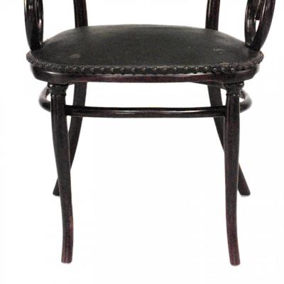 Bentwood Scroll Arm Chair