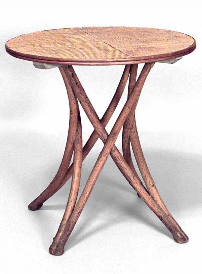 Bentwood Stripped Caf Table