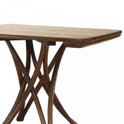Bentwood Walnut Stained Caf Table