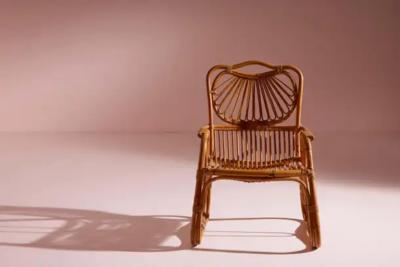 Bentwood Wicker and bamboo Garden or Living Room Set Italian Manufacture 1960s
