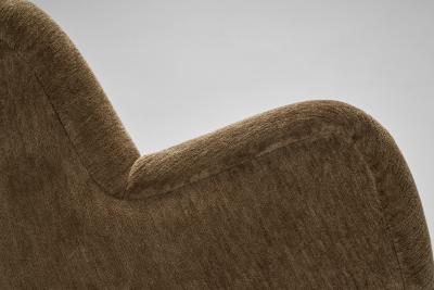 Berga M bler Pair of Upholstered Berga M bler Armchairs Sweden 1940s