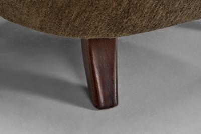 Berga M bler Pair of Upholstered Berga M bler Armchairs Sweden 1940s
