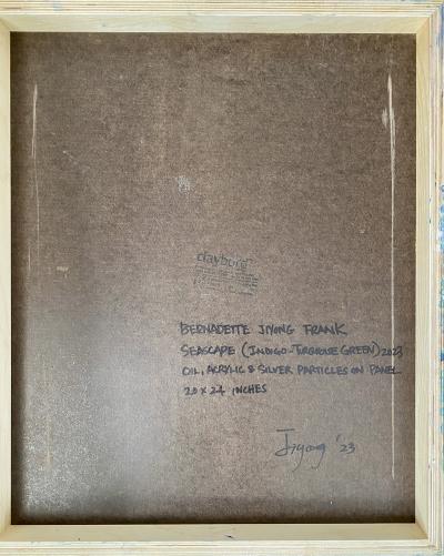 Bernadette Jiyong Frank Seascape Indigo Turquoise Green 