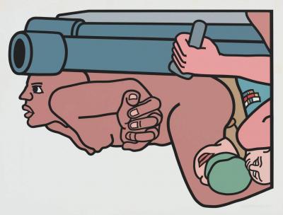 Bernard Aptekar Moving Woman 1981
