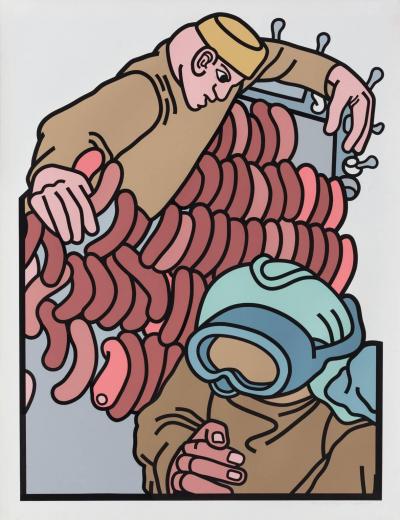Bernard Aptekar The Hot Dog Man 1981