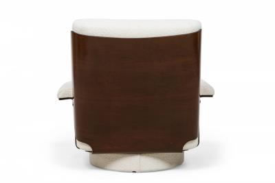 Bernard Brunier for Coulon Mid Century French Rosewood Viborg Armchair